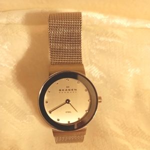 Skagen stainless steel mesh Freja women's watch